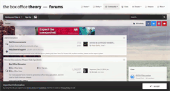 Desktop Screenshot of forums.boxofficetheory.com