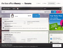 Tablet Screenshot of forums.boxofficetheory.com